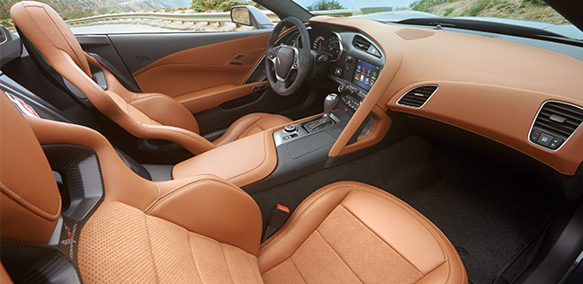 Интерьер Chevrolet Corvette Stingray