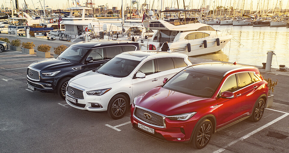 Специальные предложения на автомобили INFINITI 2018 года выпуска