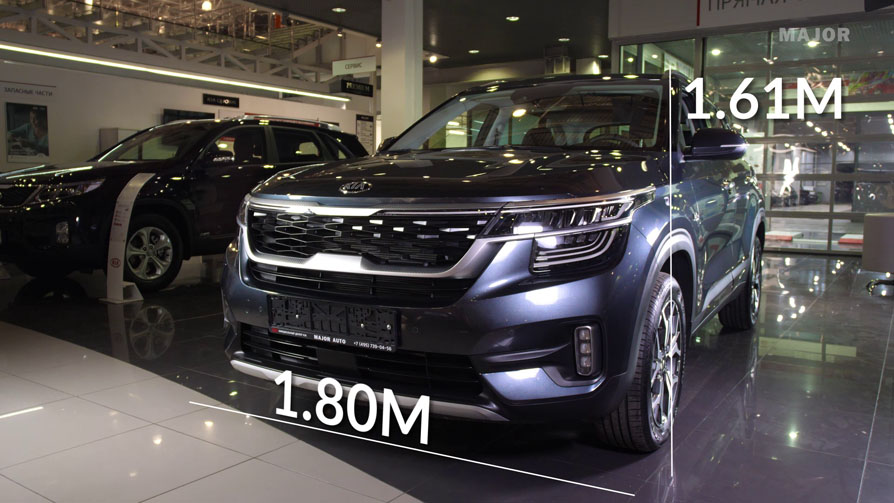 Высота и ширина KIA Seltos