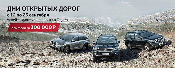 Toyota - Дни открытых дорог