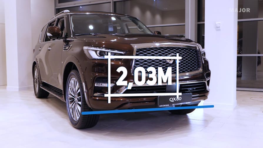 Ширина Infiniti QX80