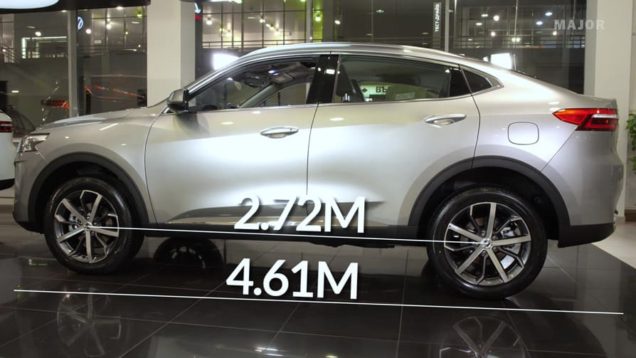 Габариты Haval F7X
