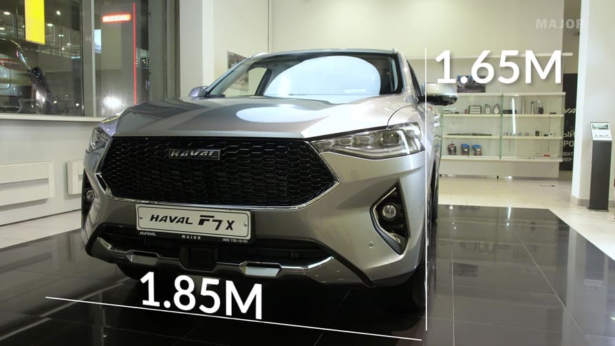 Габариты Haval F7X