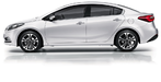 Цвета: Нового KIA Cerato третьего поколения