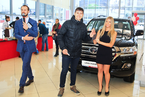 Презентация нового Toyota Land Cruiser 200 в Тойота Центр Новорижский, 15 ноября 2015 года