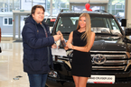 Презентация нового Toyota Land Cruiser 200 в Тойота Центр Новорижский, 15 ноября 2015 года