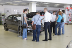 Презентнация нового автомобиля Honda Civic 4D в Major City, 9 июня 2013 года