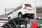 Презентация нового Toyota Land Cruiser 200 в Тойота Центр Новорижский, 15 ноября 2015 года